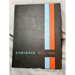 Vintage 1963 University of Florida Seminole Yearbook Winter Trimester HC